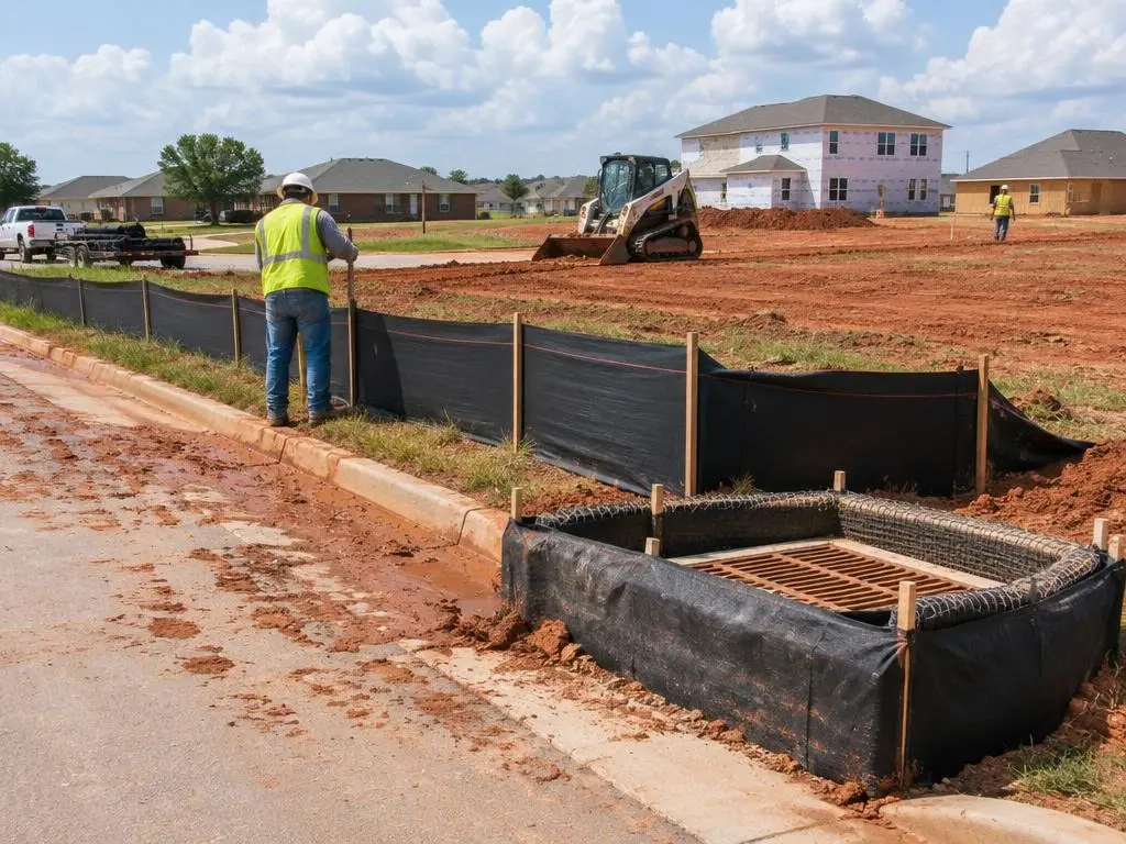 Silt Fence & Sediment Control in Oklahoma City, OK